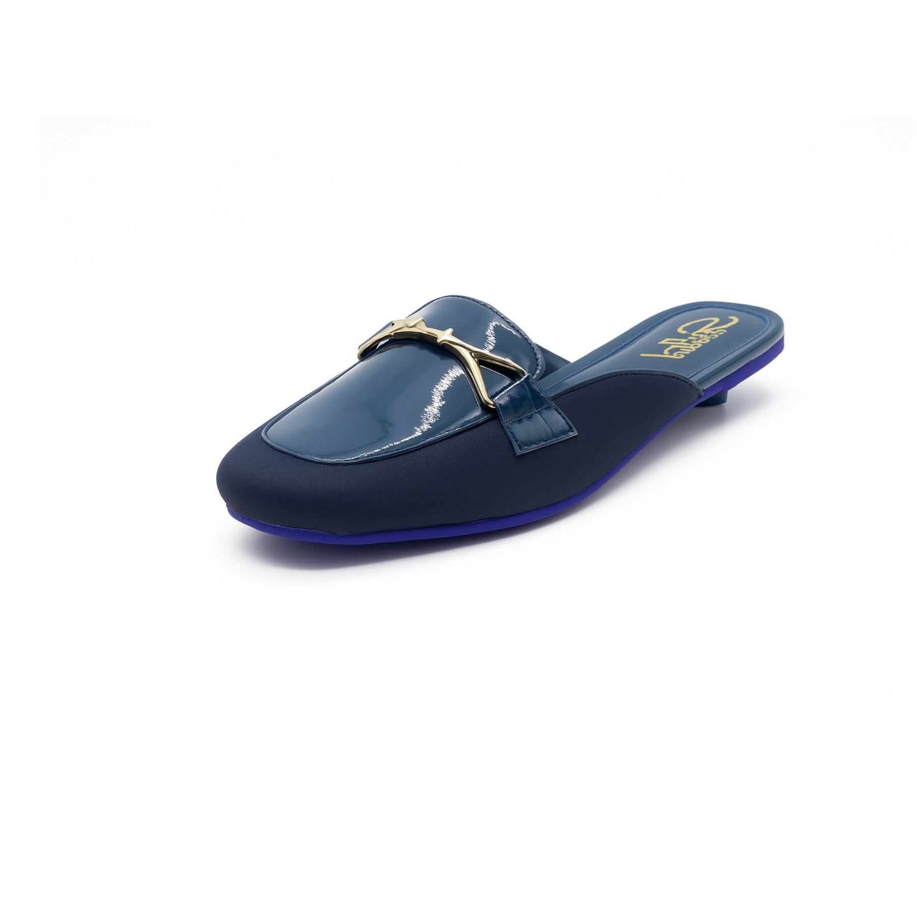 Midnight Blue Slip-On Mules 103