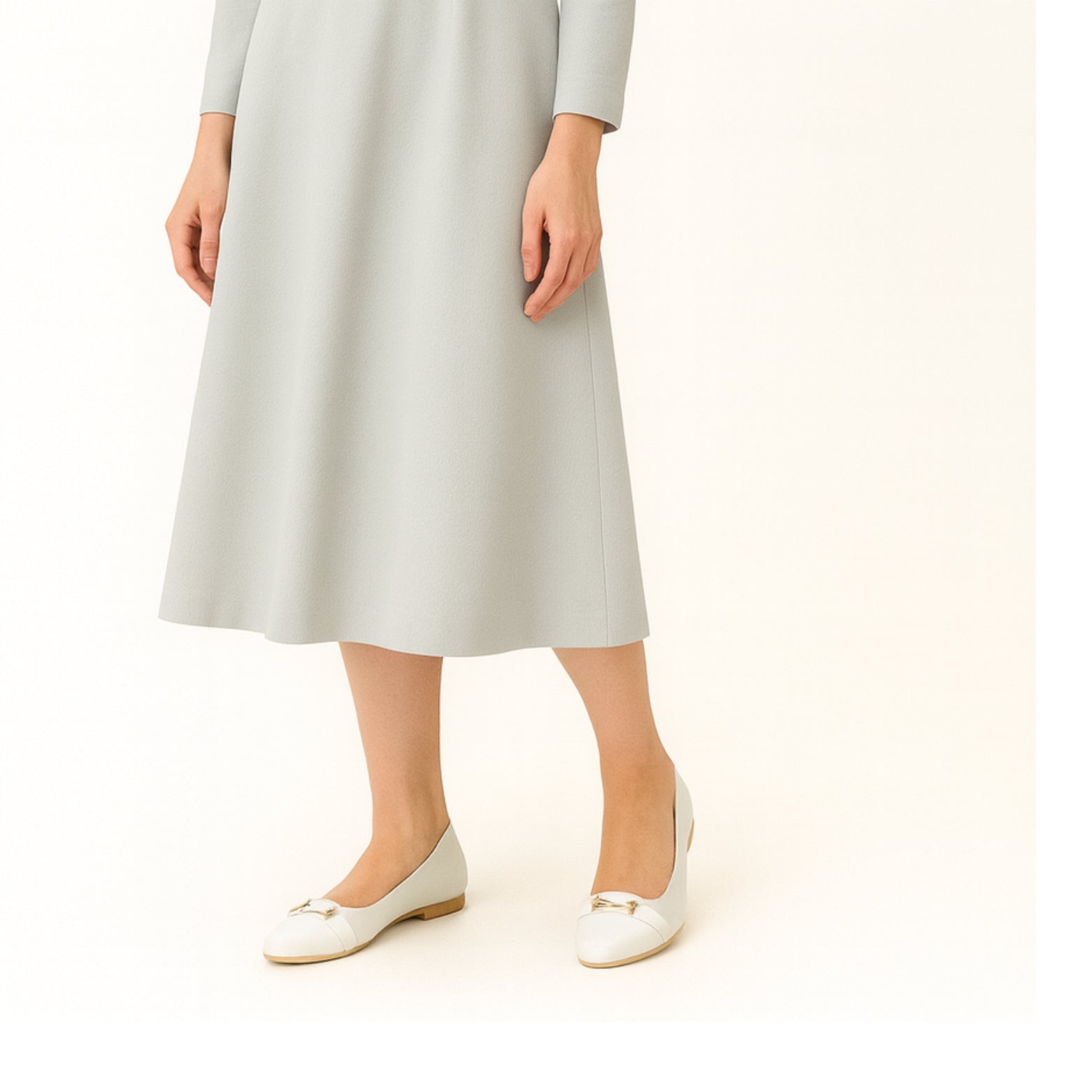 Off-White Buckle Flats 0163