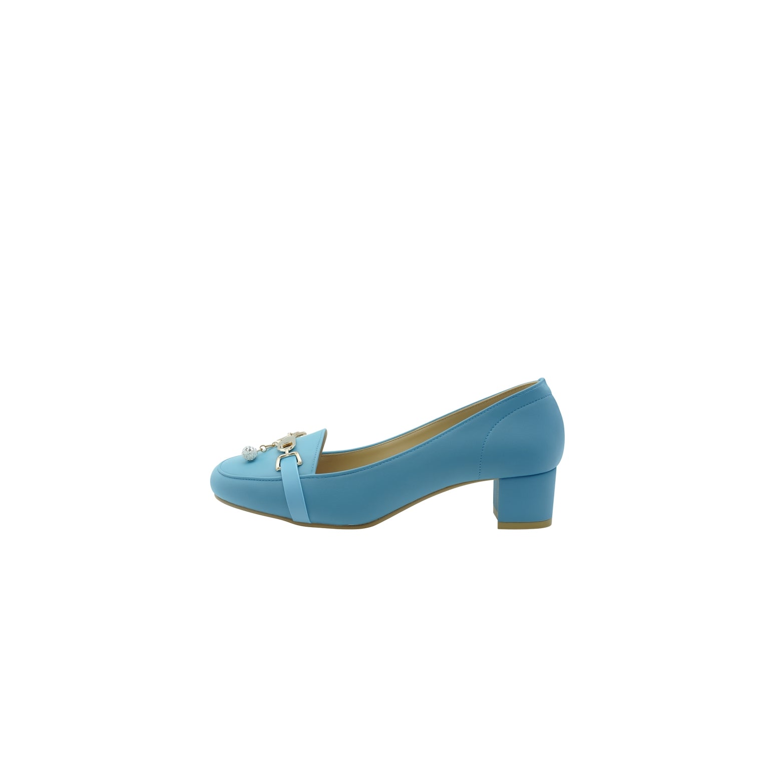 Sky Blue Block Heels SK106