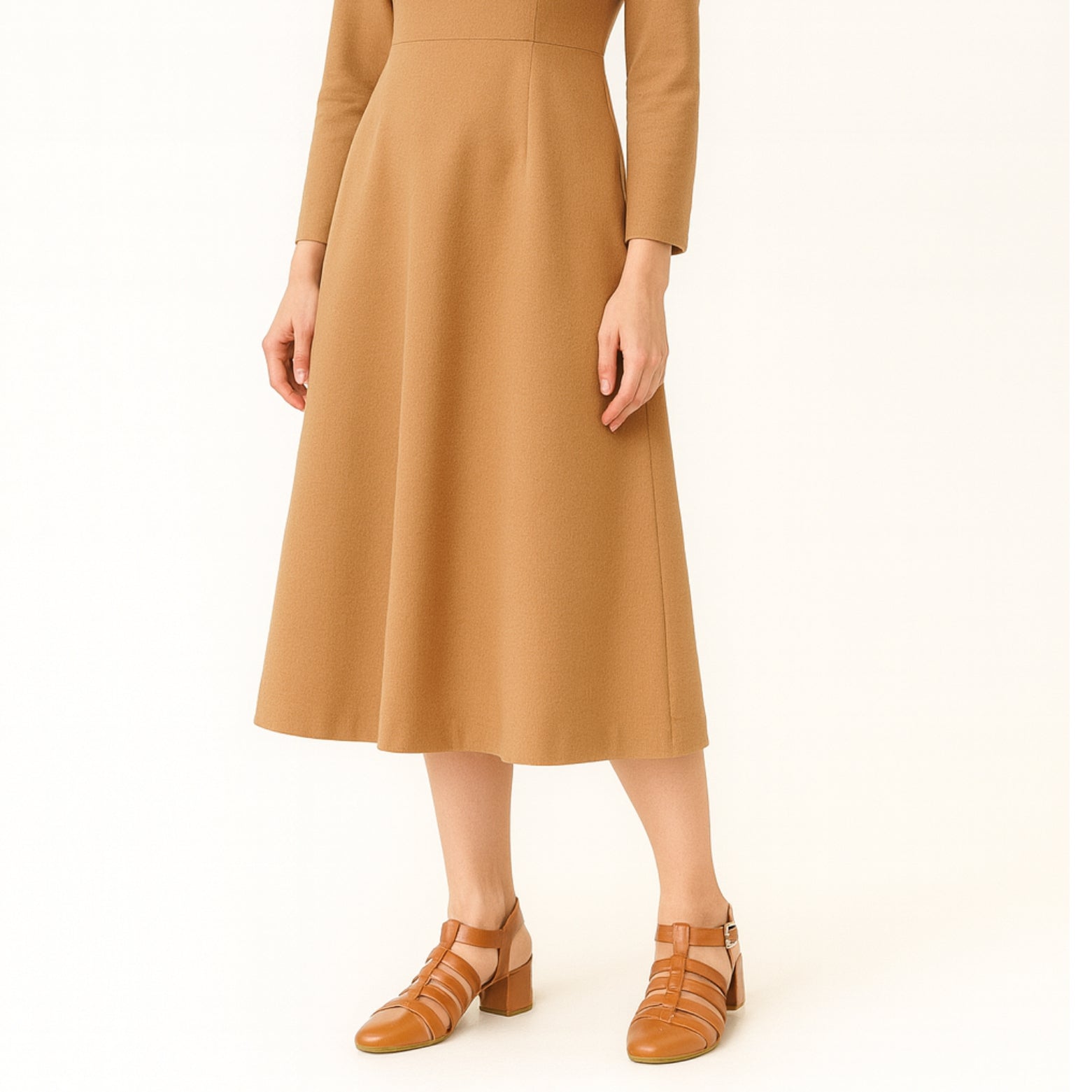 Mustard Strappy Block Heel Sandals47125