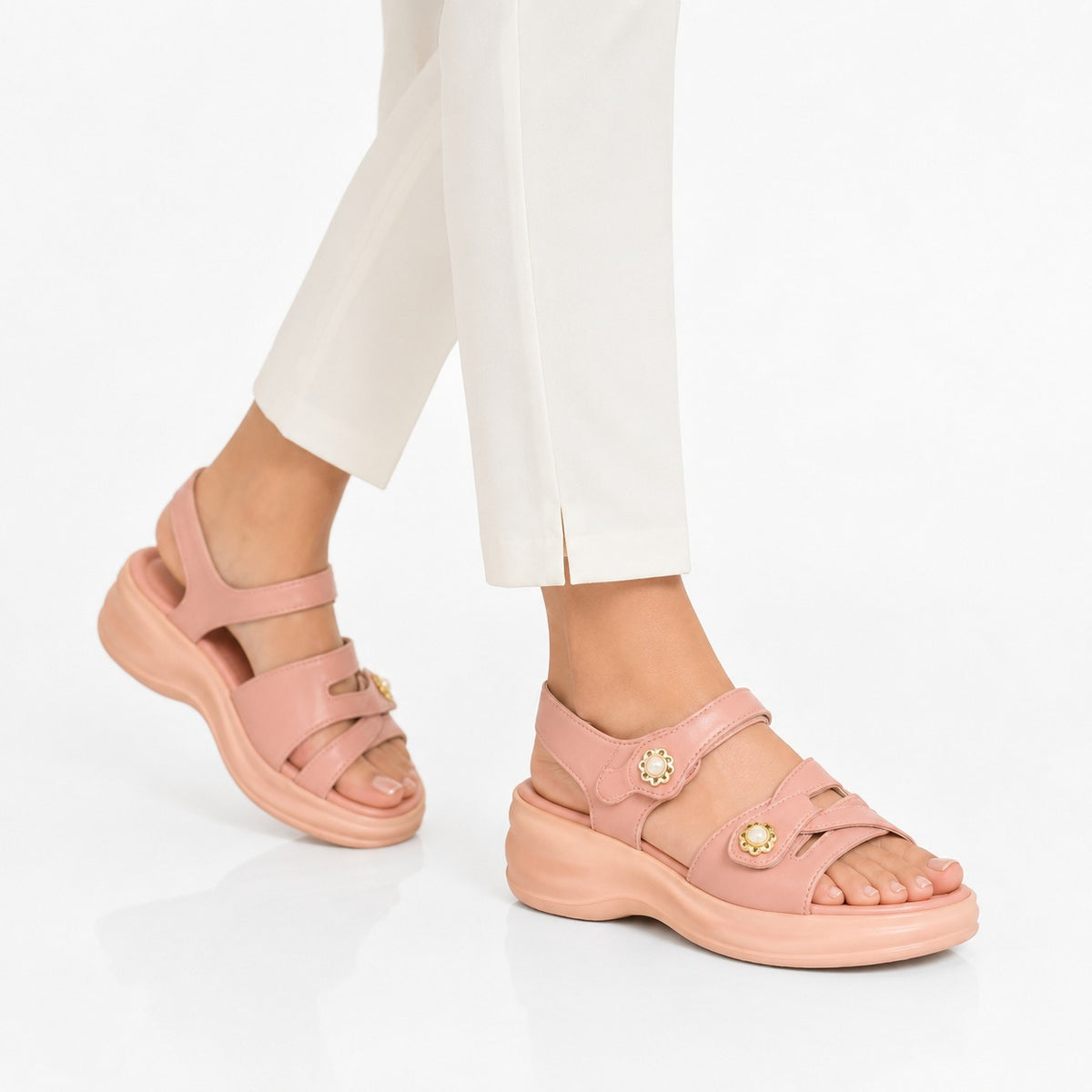 Elegant Strap Sandals 10007