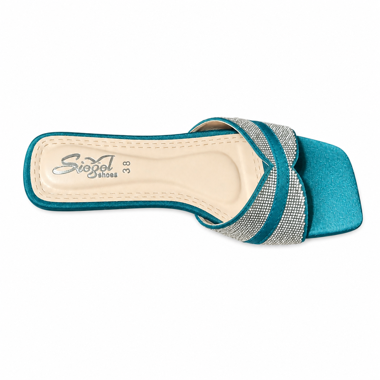 Emerald Spark Flat Slides