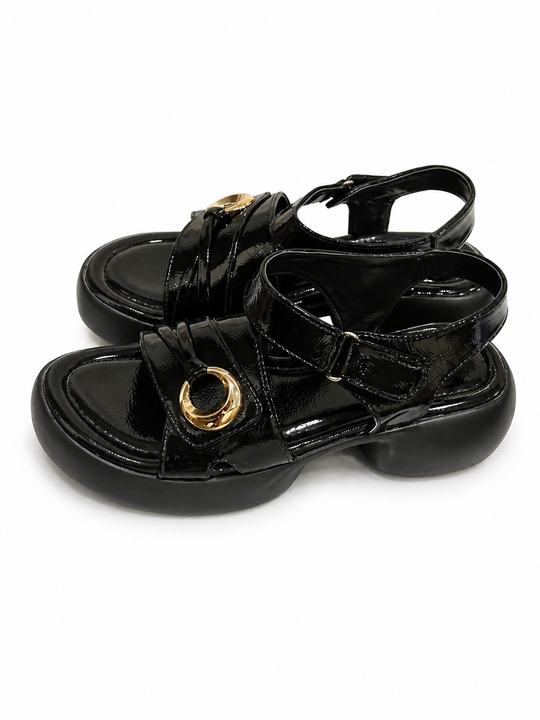 Elegant Buckle Sandals 10005