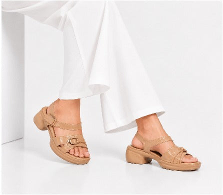 Elegant Glossy Buckle Sandals 10005