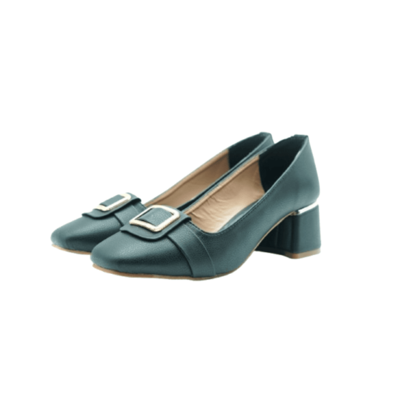 Block Coat Shoes Pump For Ladies