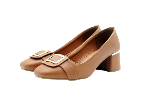Block Coat Shoes Pump For Ladies 2