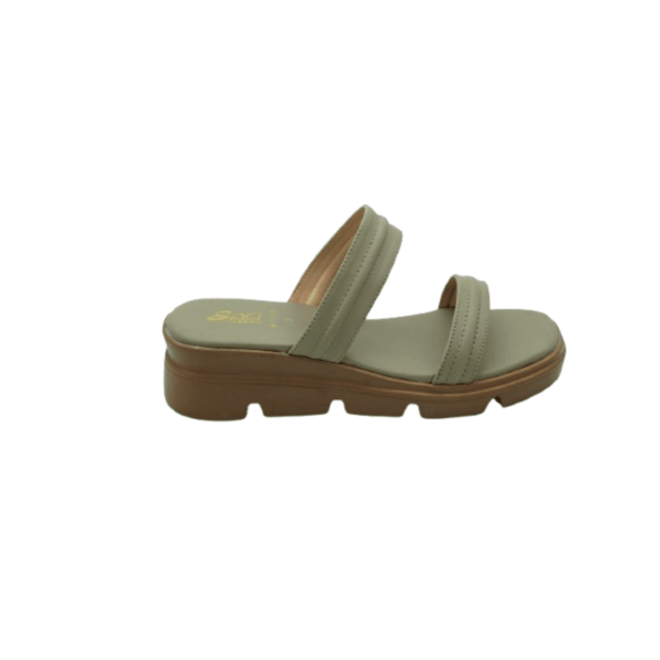 Beige Casual Slipper For Ladies 2